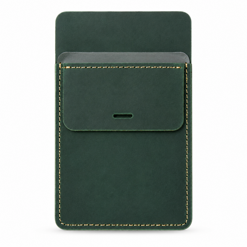 Front Pocket Leather Pen Pouch