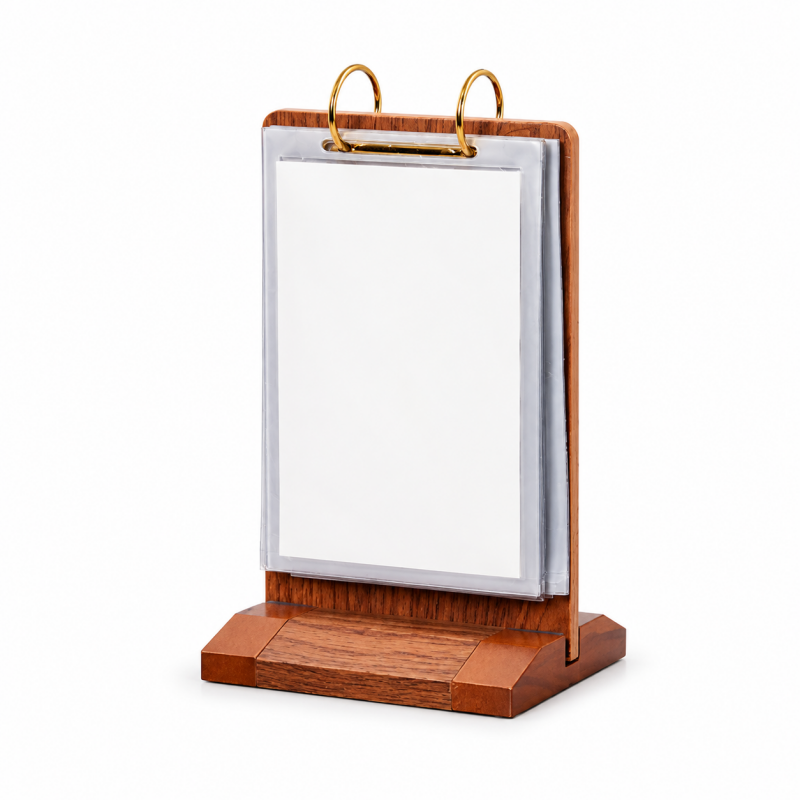 Double Sided Wooden Menu Sign