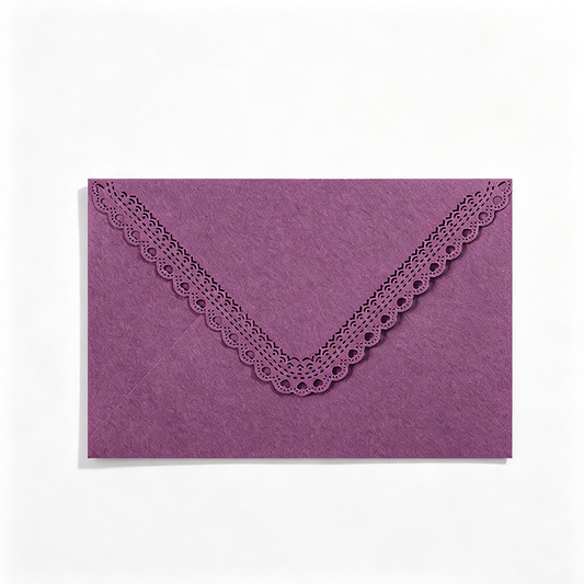 Lace Trim Color Envelopes
