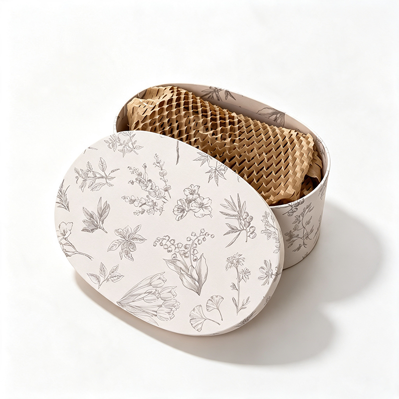 Round Floral Gift Box Set