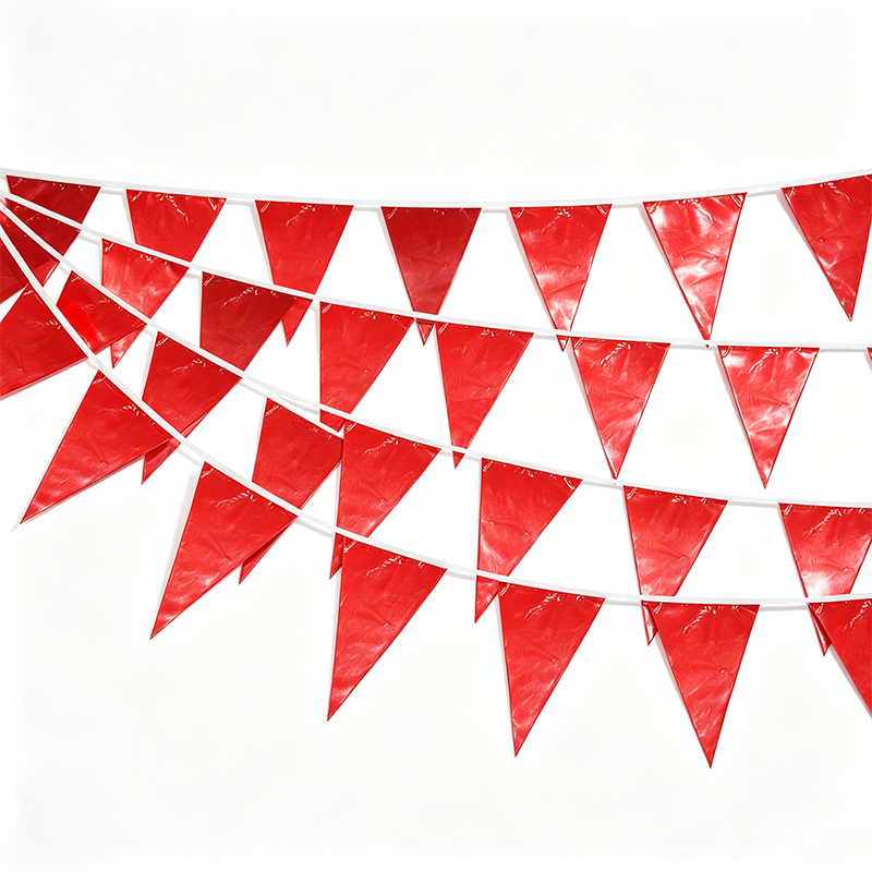 10 Meter Triangle Pennant Banner – 20 Flags