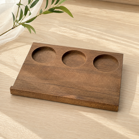 Wooden Coffee Cup Serving Tray