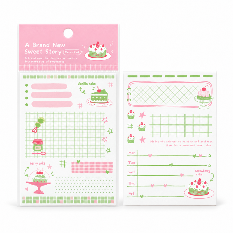 Sweet Bakery Memo Pad