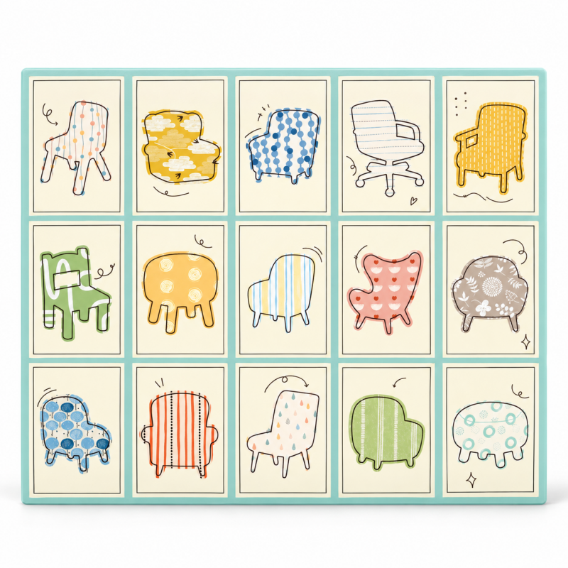 Japanese Writable Die-Cut Sticker Booklet