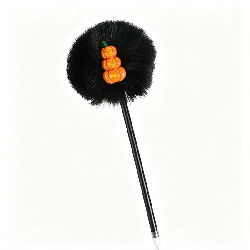 Halloween Lollipop Plush Topper Gel Pen