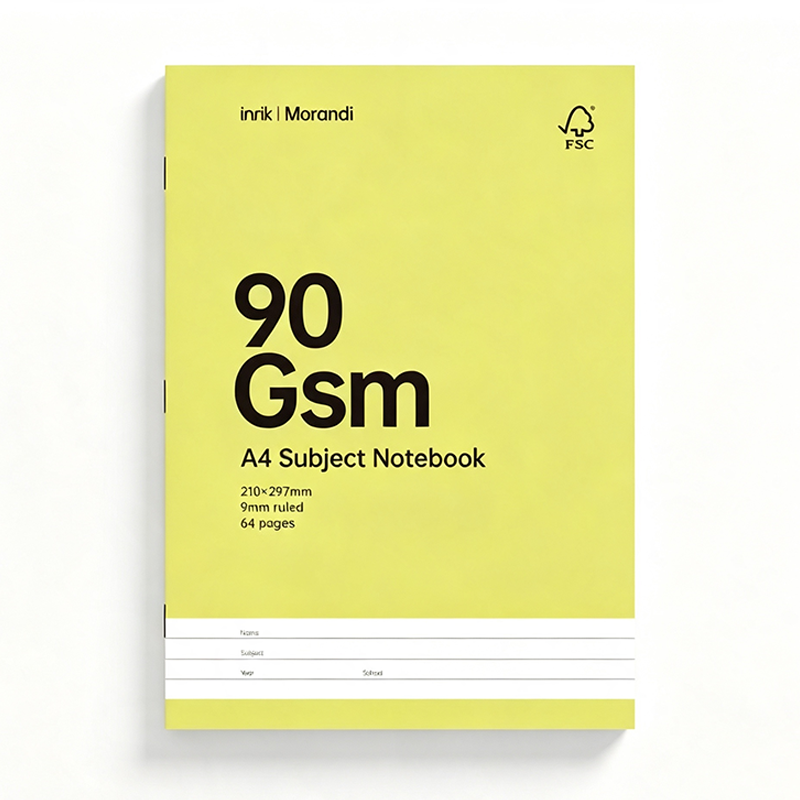 90 gsm Color Block Notebook