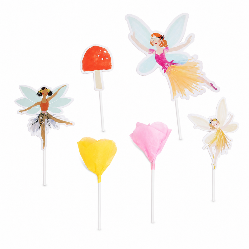 10 Cartoon Birthday Cupcake Topper Collection