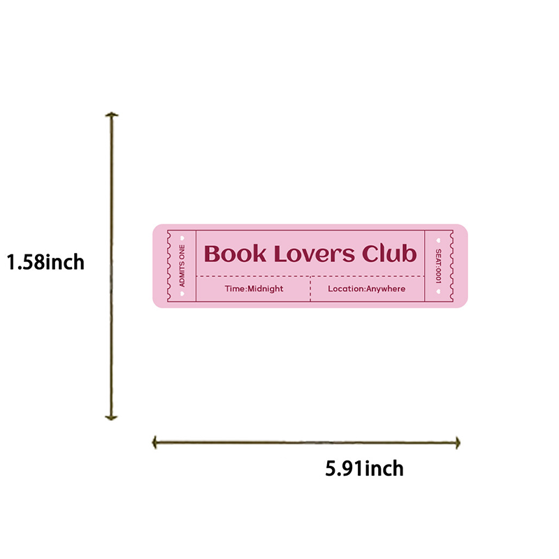 Book Lovers Club Bookmark Cards