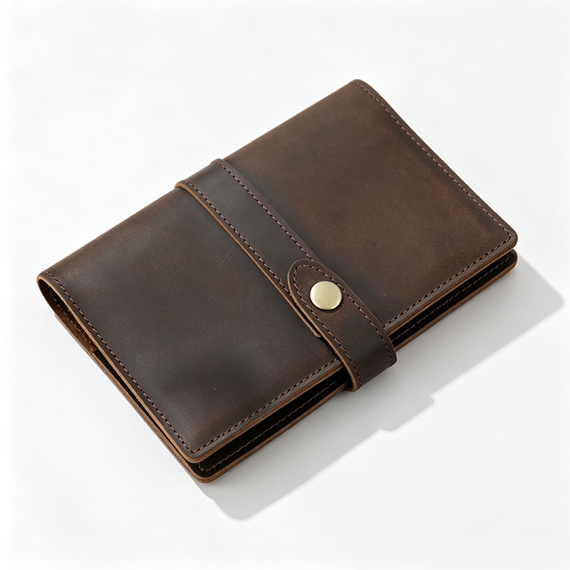 Crazy Horse Cowhide Leather Binder Journal