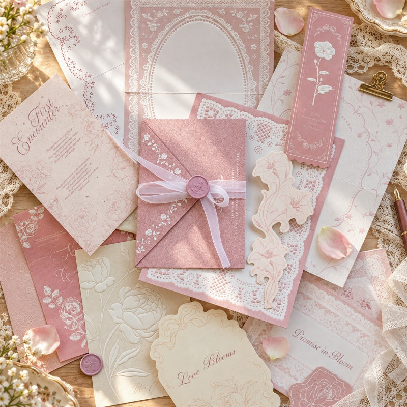 Botanical Relief-Embossed Letter Collection