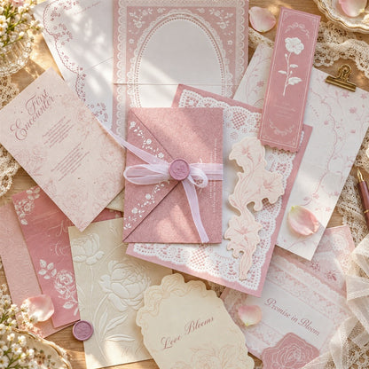 Botanical Relief-Embossed Letter Collection
