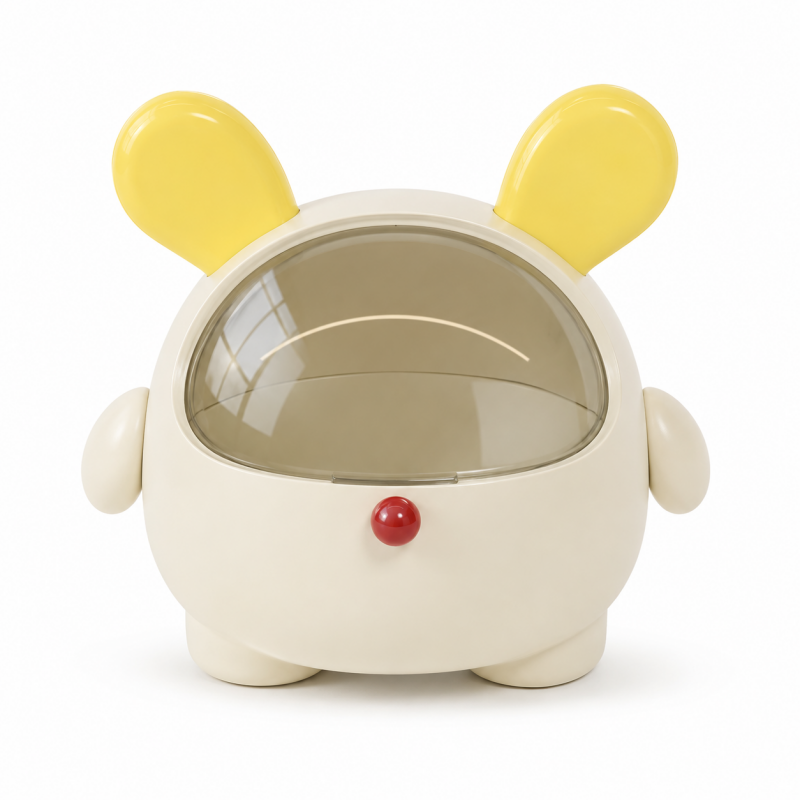 Cute Cartoon Desktop Storage Canister