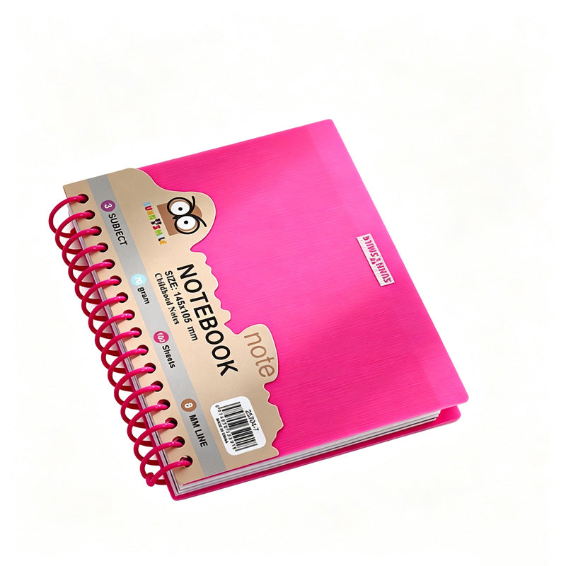 Color Divider Spiral Notebook