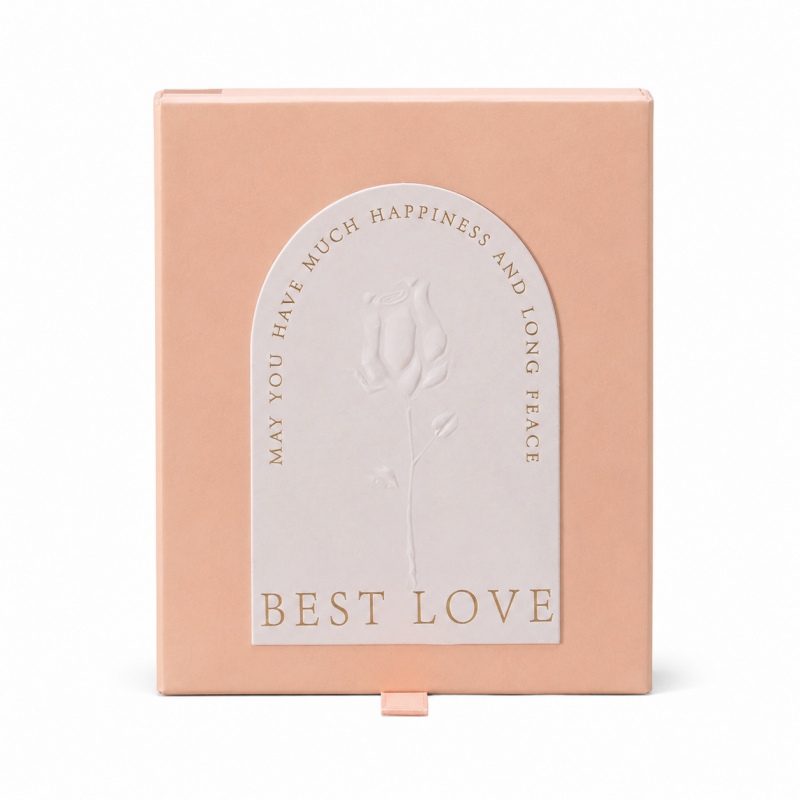 Embossed Square Jewelry Gift Box