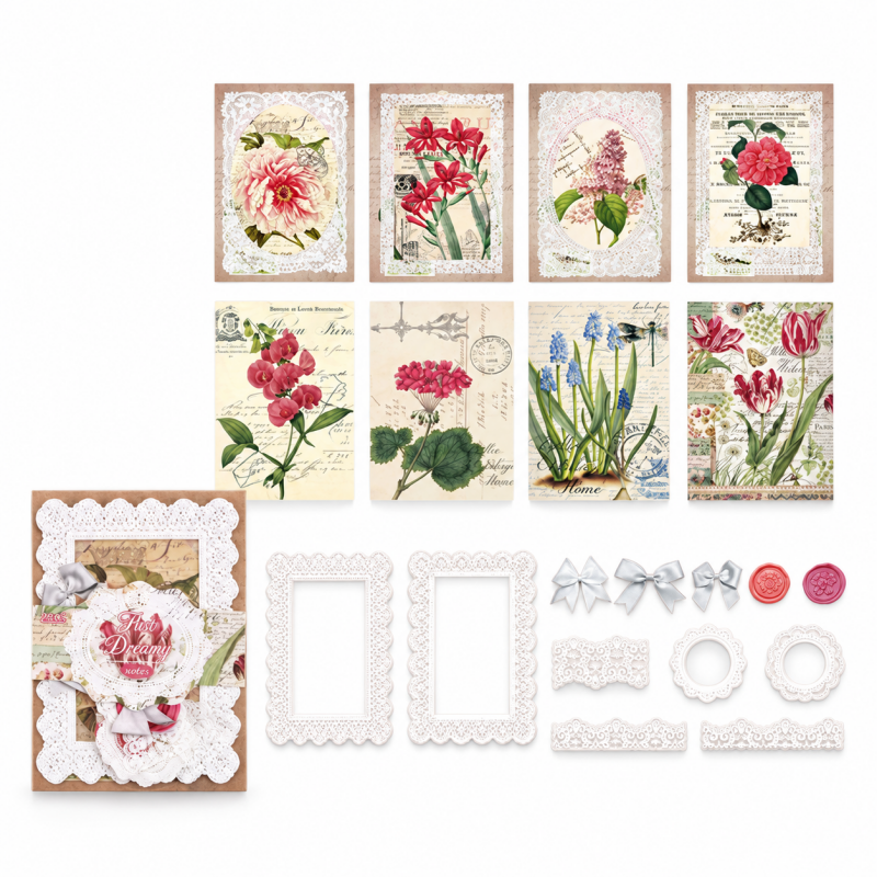 Old Feelings Retro Lace Material Pack