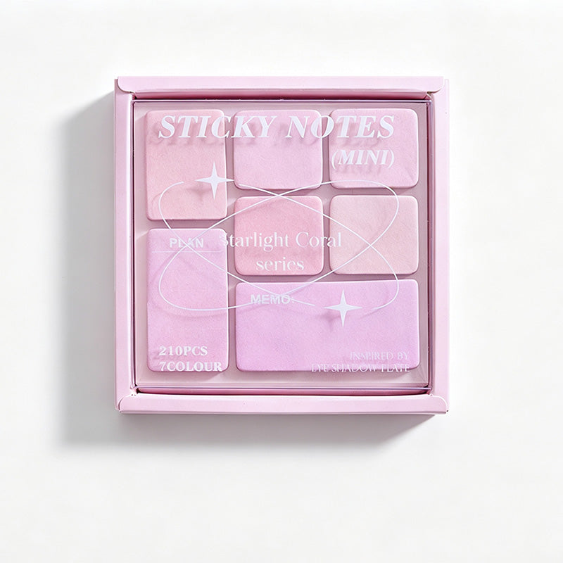 Star Coral Index Sticky Notes Set