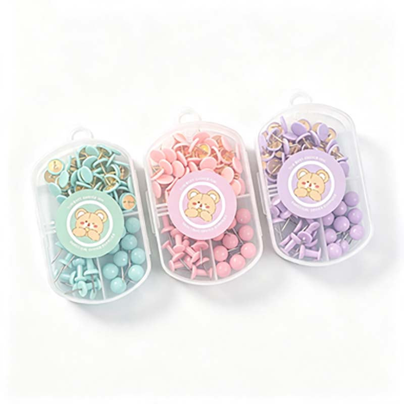 Pastel Desk Clip Stationery Set
