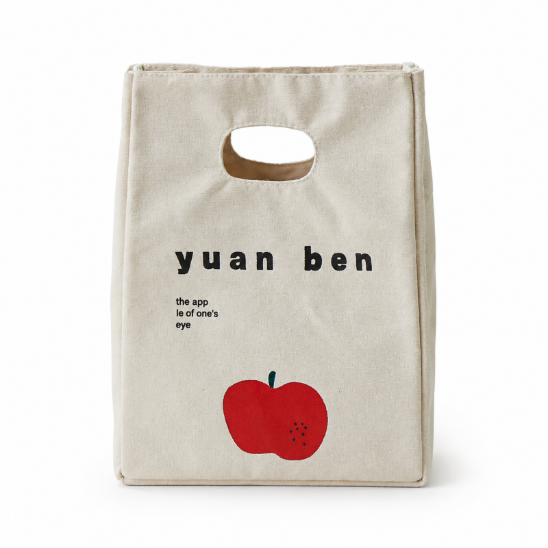 Canvas Insulated Lunch Handbag