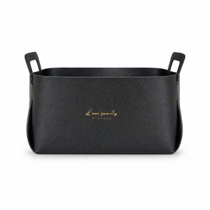 Foldable Handle Desk Storage Basket