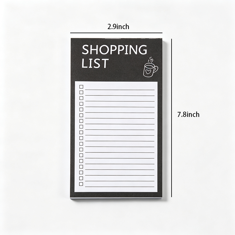 Magnetic Shopping List Notepad