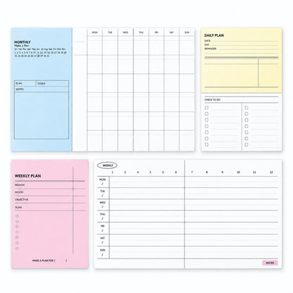 Fold-Out Planner Note Sheets