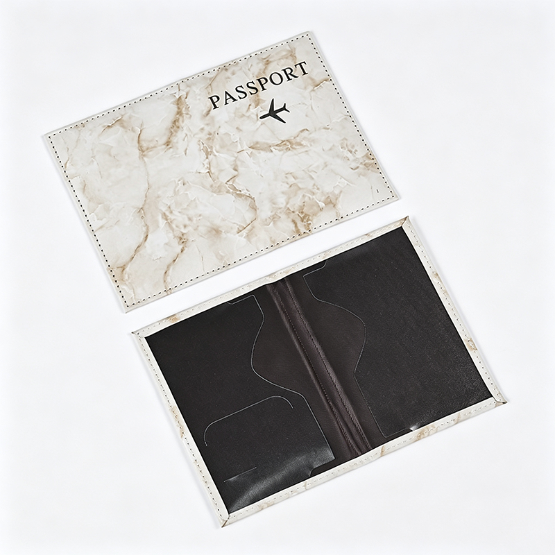 Marble Print Passport Holder