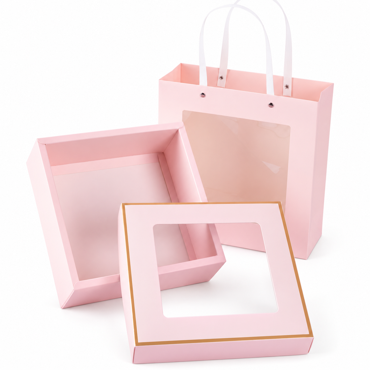 Window Gift Box and Bag Set