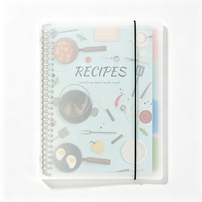 Waterproof Recipe Binder Notebook