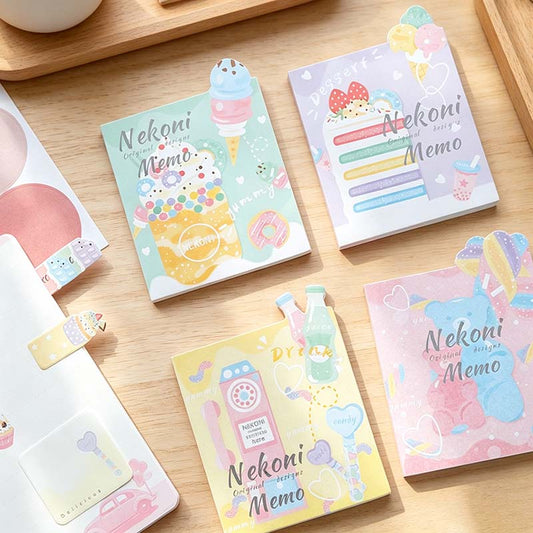 Kawaii Pastel Memo Pad Set