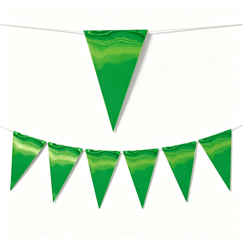 10 Meter Triangle Pennant Banner – 20 Flags