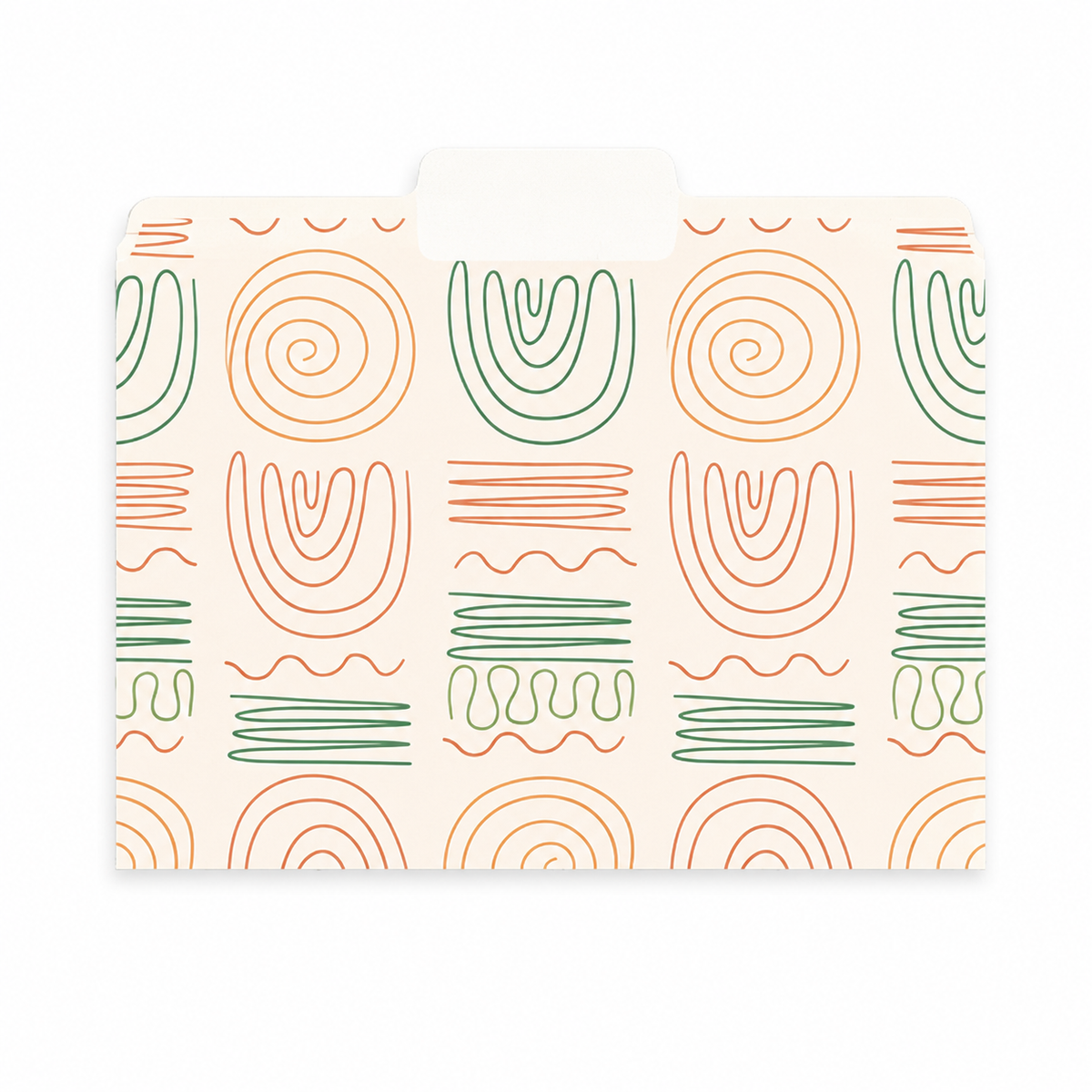 Boho Letter Size File Folders