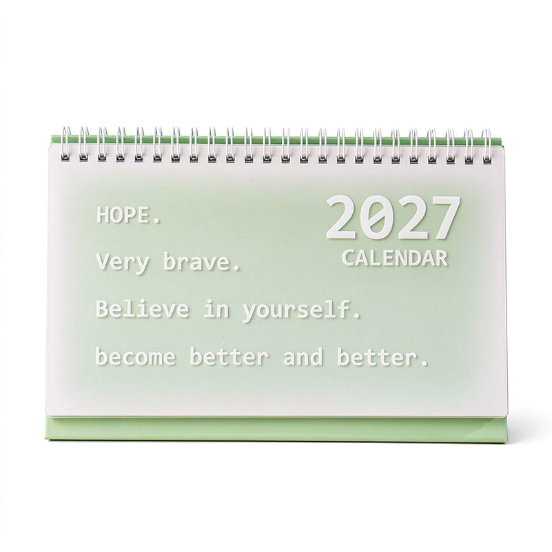 2027 Motivational Desk Calendar