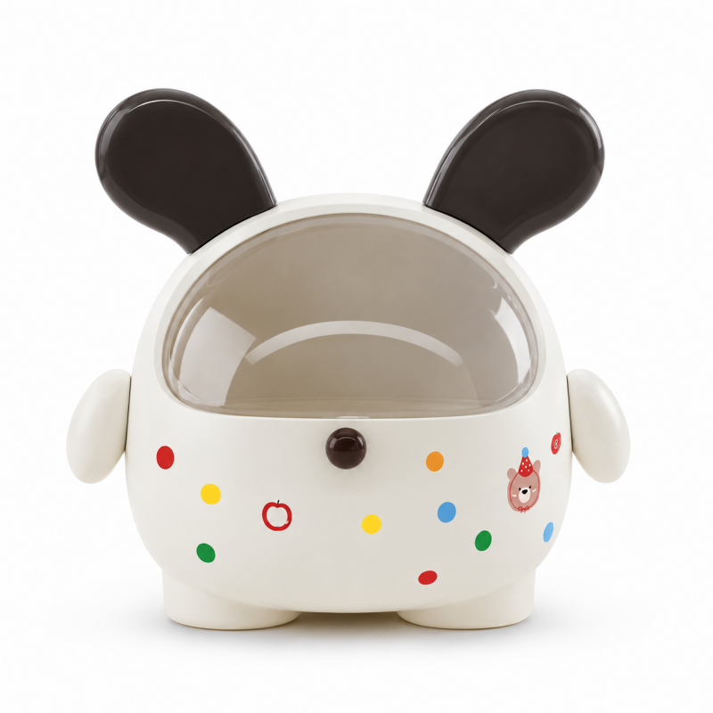 Cute Cartoon Desktop Storage Canister