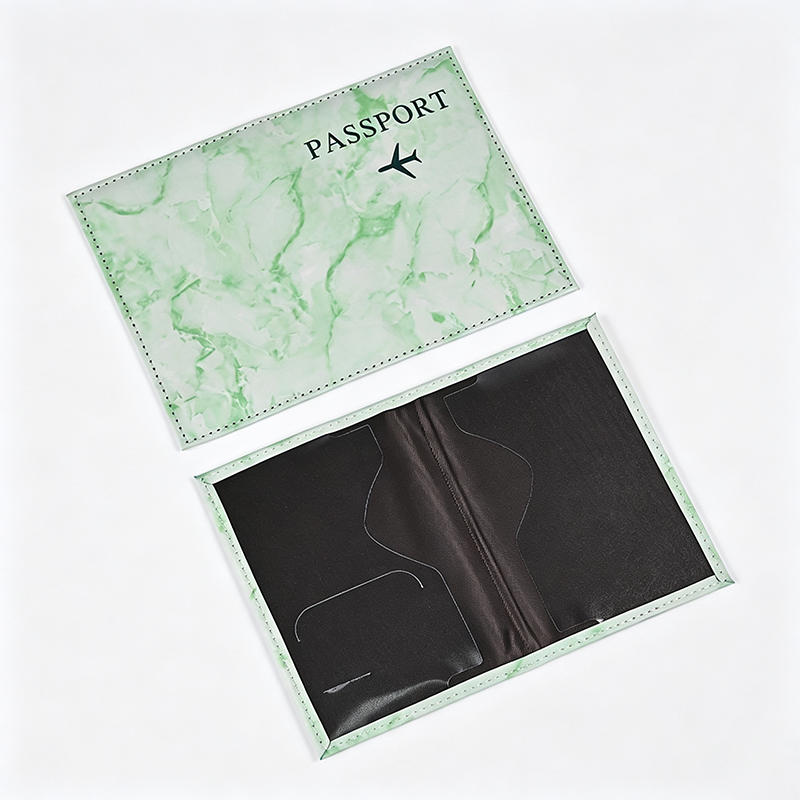 Marble Print Passport Holder