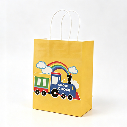 Train Party Paper Gift Bag
