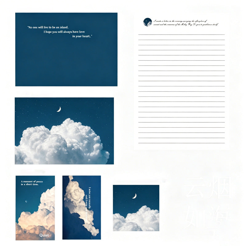 Endless Moonlight Envelope Letter Set