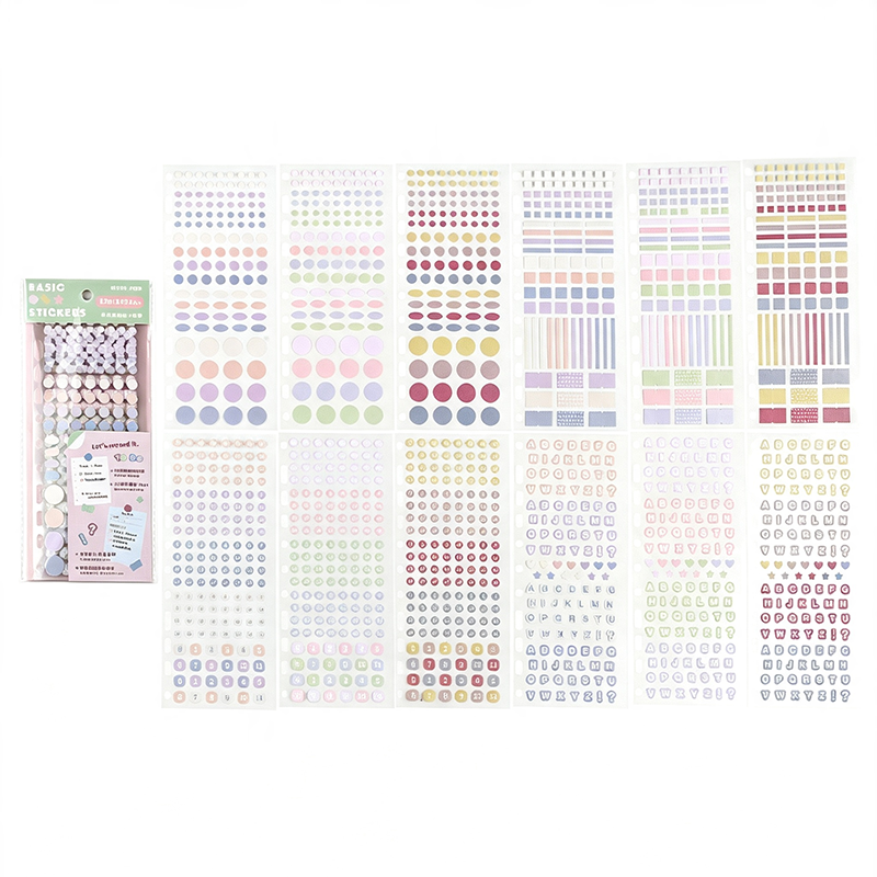 Mood Palette Functional Sticker Set Sticker Sheet