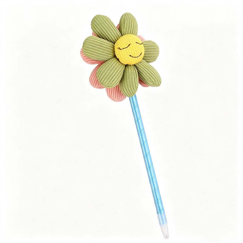Daisy Plush Topper Gel Pen