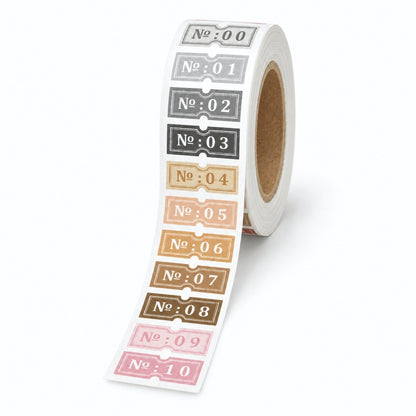 Vintage Word Label Sticker Sheet