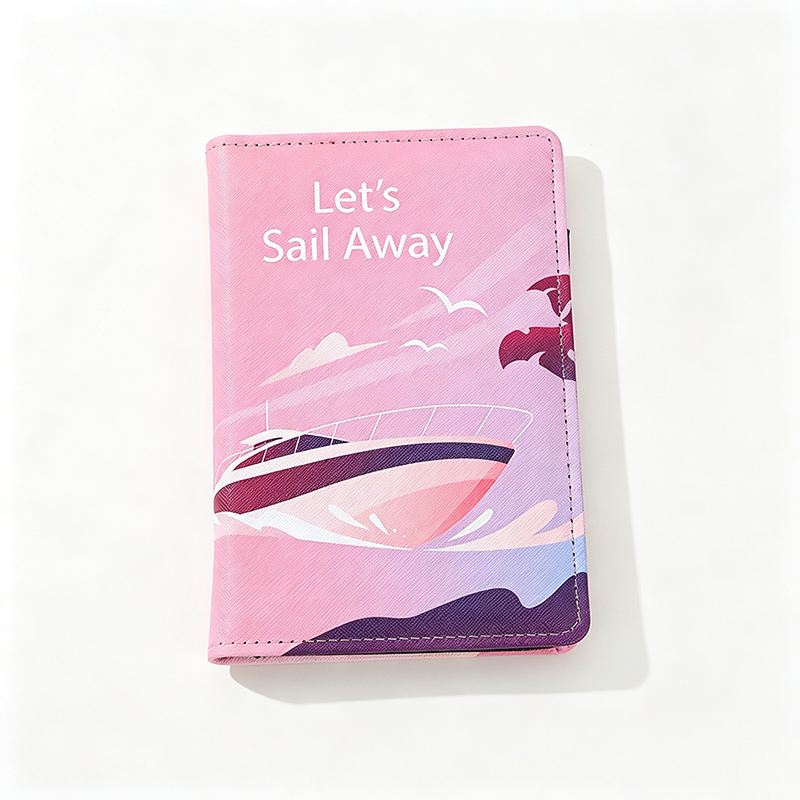 Letter Print Passport Holder