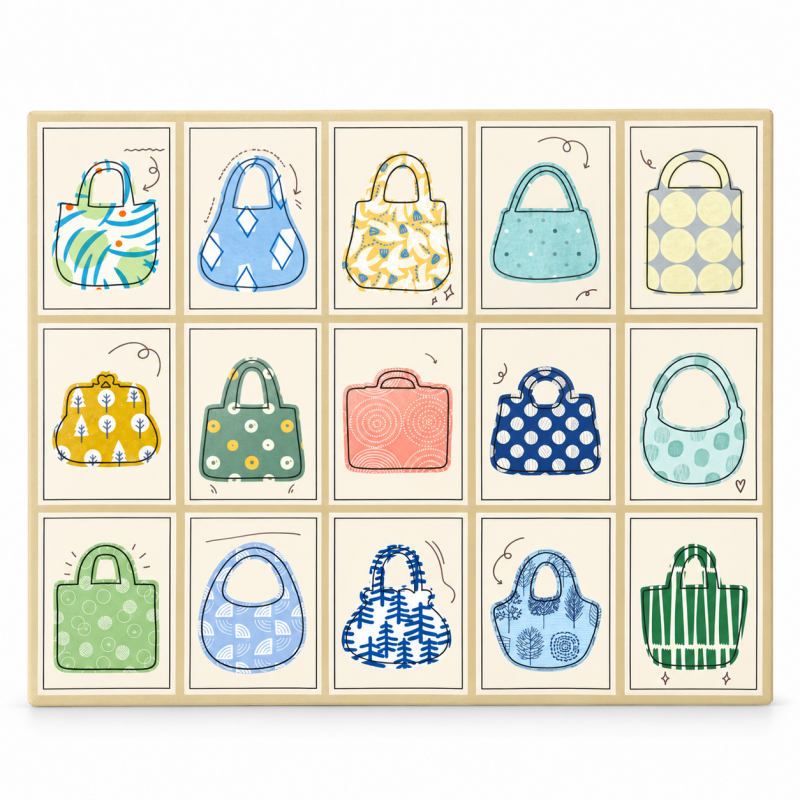Japanese Writable Die-Cut Sticker Booklet