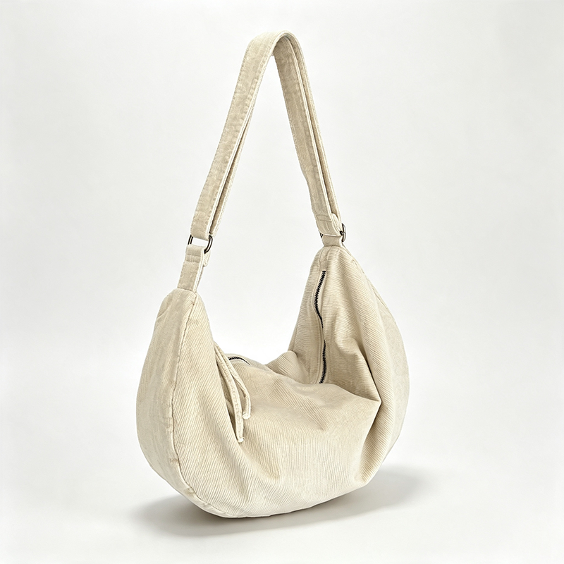 Soft Crescent Shoulder Bag
