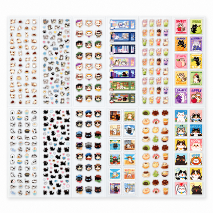 Pixel Cat Deco Sticker Booklet
