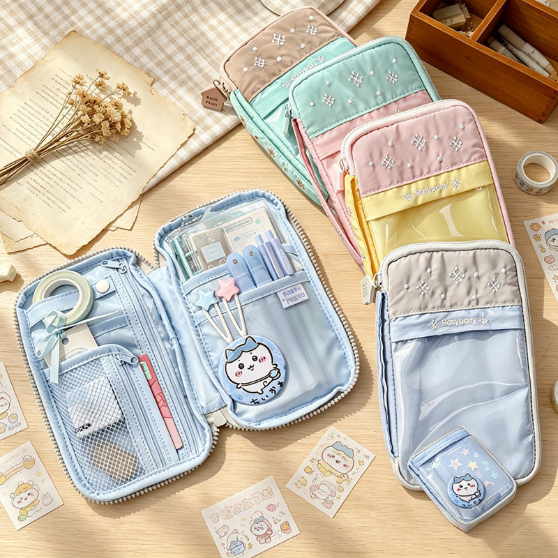 Pastel Puffy Stationery Case