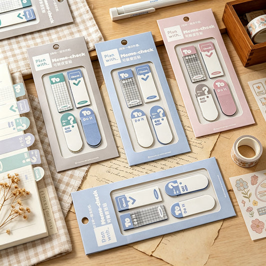 Memo Check Sticky Tabs Set