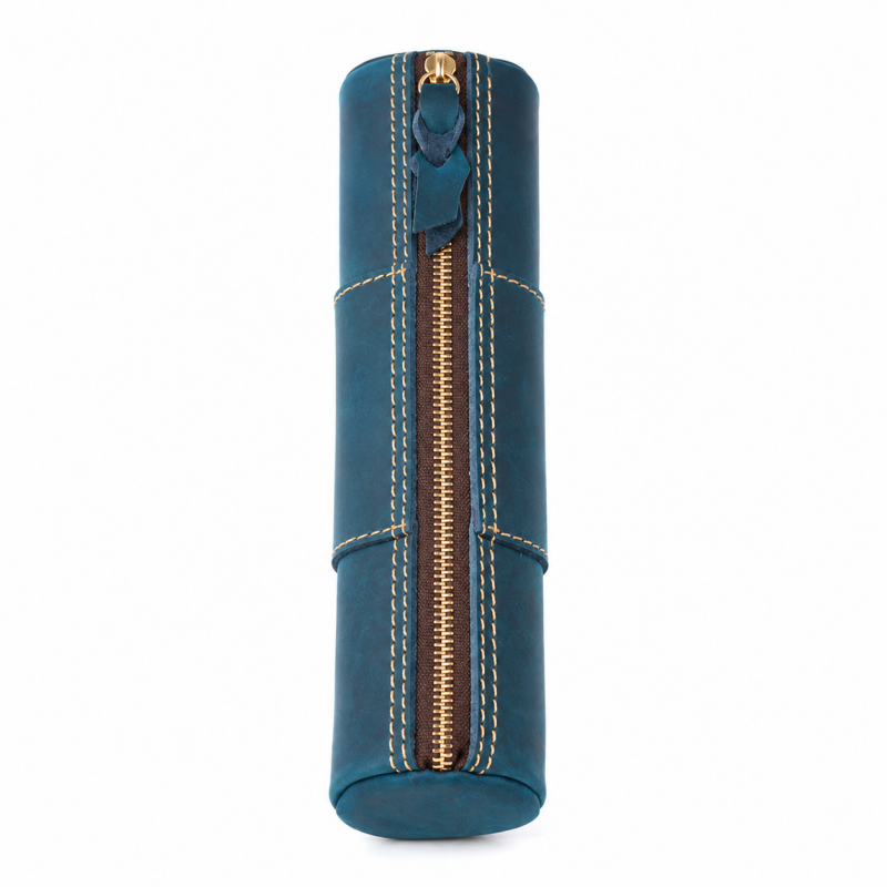 Genuine Leather Vintage Pen Pouch
