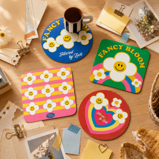 Colorful Floral Crochet Table Mats