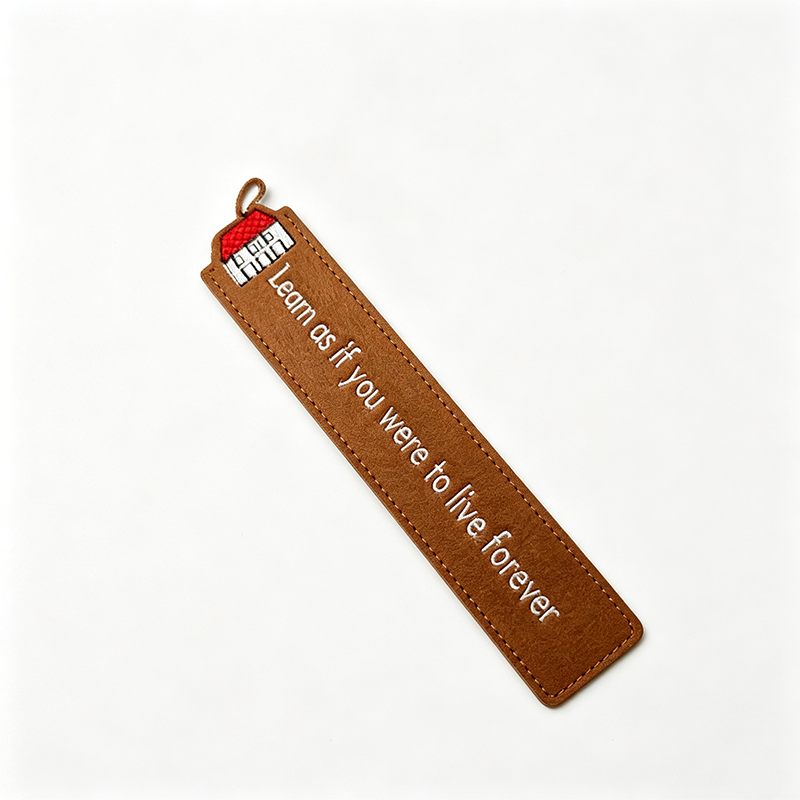 Embroidered Felt Quote Bookmark