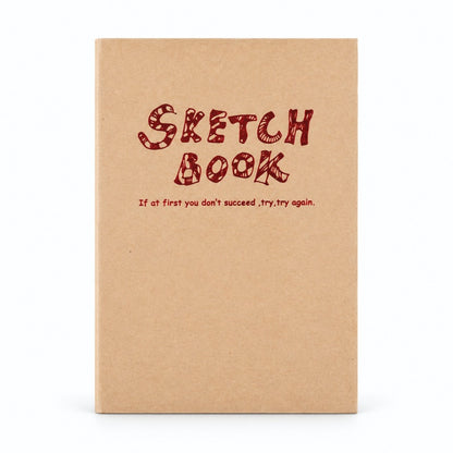 Minimalist Blank Sketchbook Journal