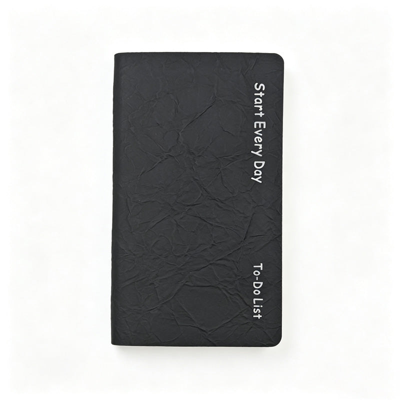 Wrinkled PU Daily Planner Notebook